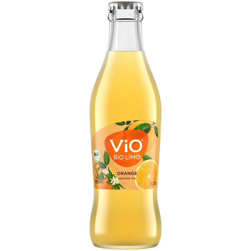 ViO BiO Limo Orange 24x 0,25 Liter (MEHRWEG)