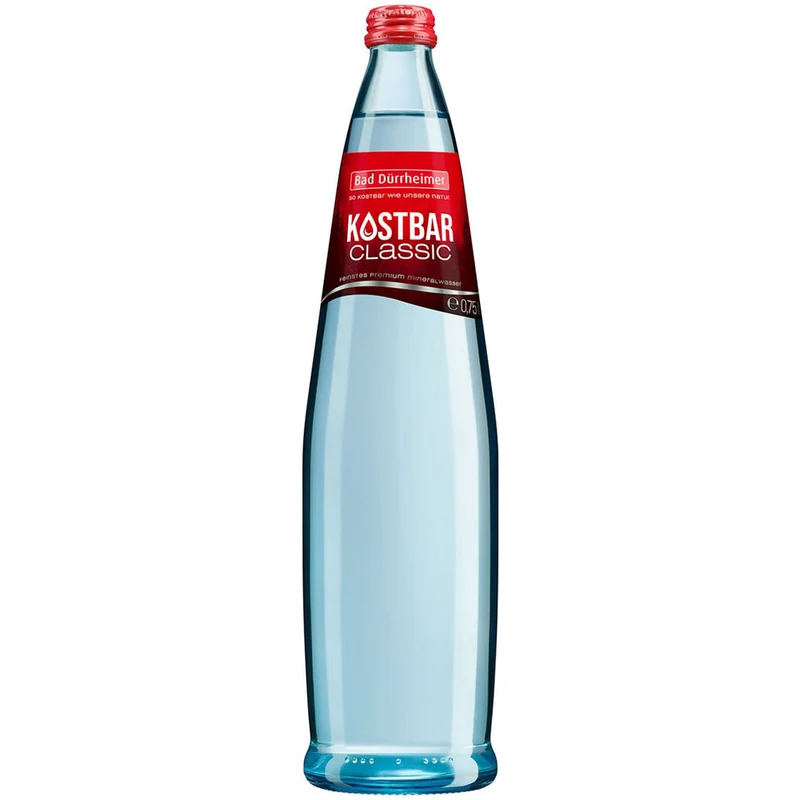 Bad Dürrheimer Kostbar Mineralwasser Classic Exklusiv 12x 0,75 Liter (MEHRWEG)