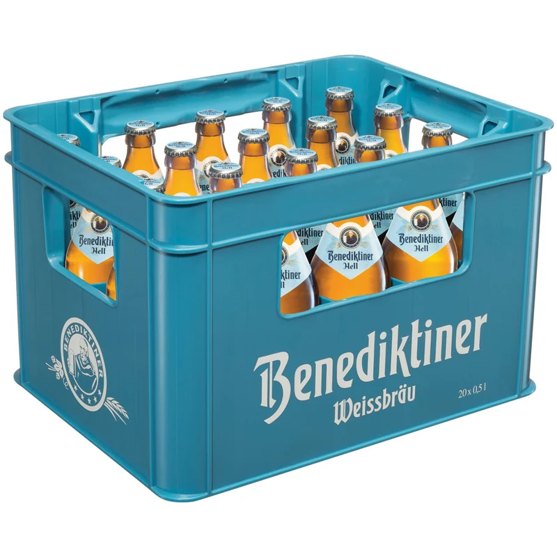 Benediktiner Hell 20x 0,5 Liter (MEHRWEG)