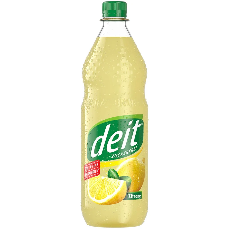 Deit Limonade Zitrone PET 12x 1 Liter (MEHRWEG)