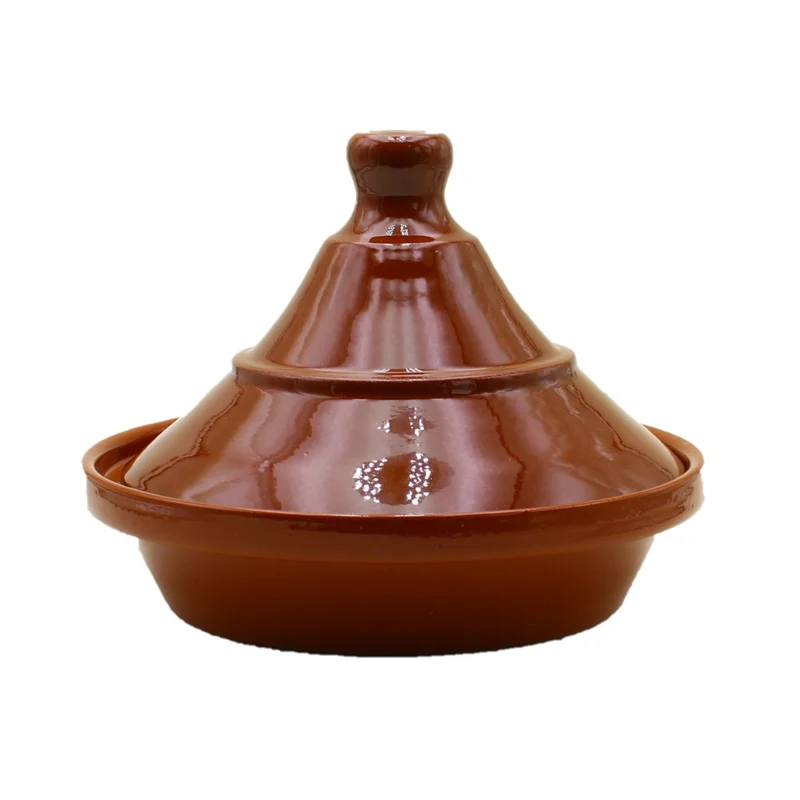 Tajina Schmortopf ein Unikat wegen Handarbeit und Glasiert 22 cm