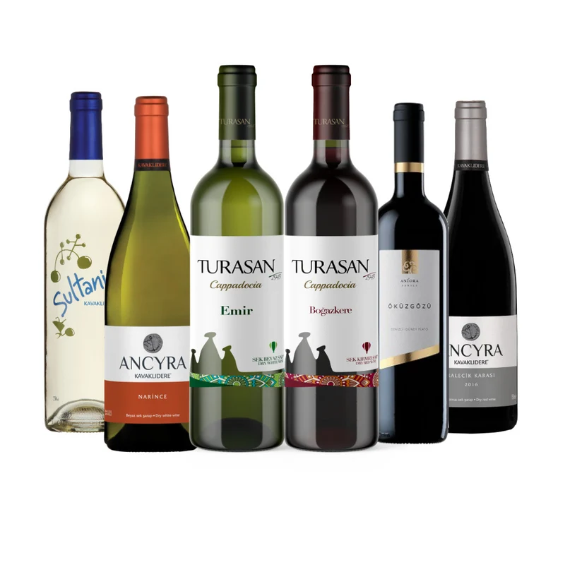 Türkische Rebsorten – Probierpaket mit 6 Weinen