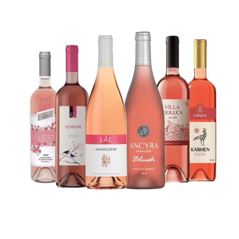 Roséwein Probierpaket – 6 türkische Roséweine