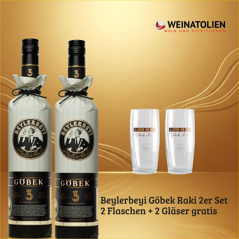 Beylerbeyi Göbek Raki 2er Set