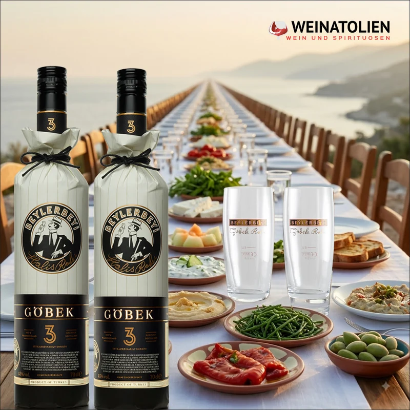 Beylerbeyi Göbek Raki 2er Set