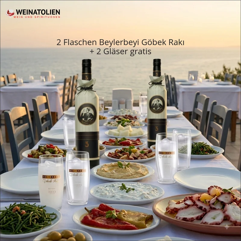 Beylerbeyi Göbek Raki 2er Set