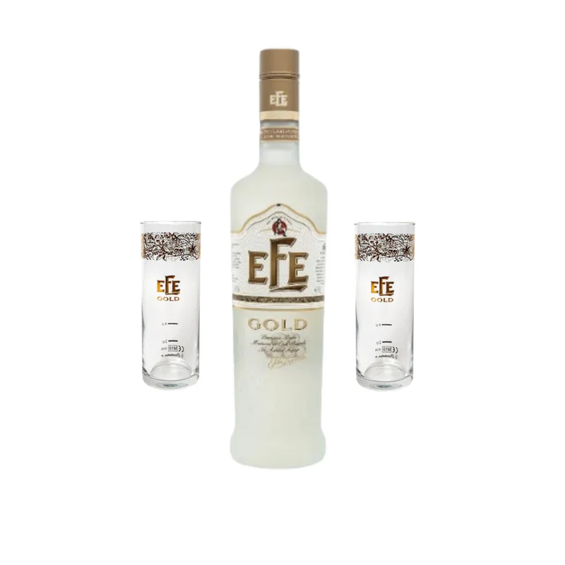 Efe Gold & Efe Gläser Set