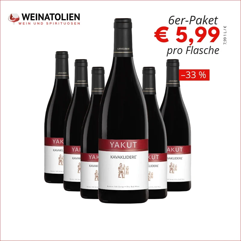 Kavaklıdere Yakut – 6er Sparpaket