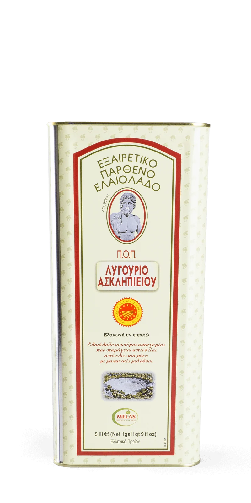 Melas Natives Olivenöl Extra Lygourio Asklipiou 5 l