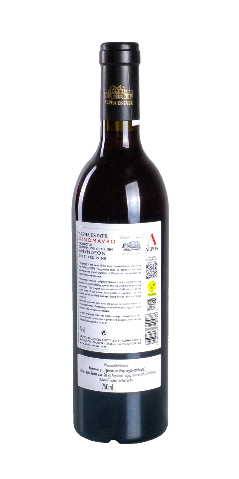Ximomavro Single Vineyard Hedgehog - Alpha Estate
