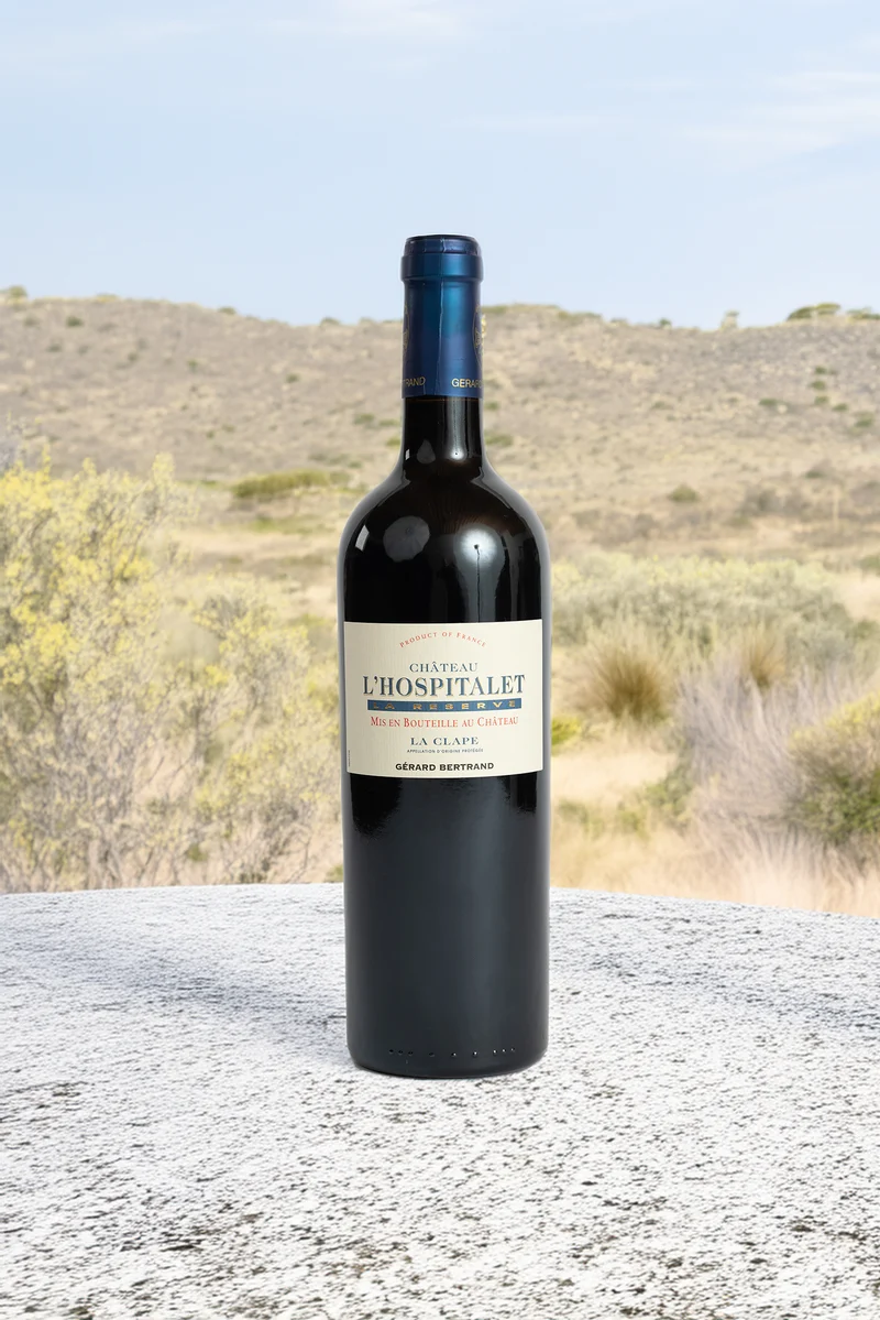 Château l'Hospitalet La Réserve Rouge AOP La Clape 2023 – Lot 3 Bouteilles 75cl vin rouge