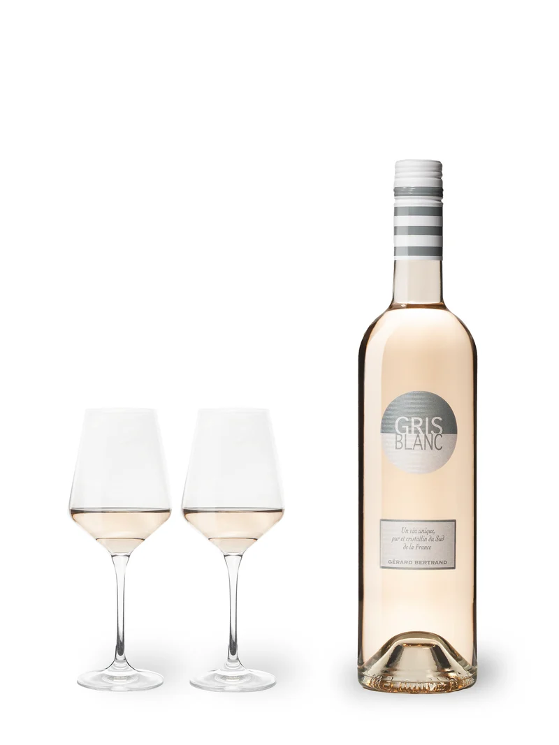 Gris Blanc IGP Pays d'Oc 2025 – 75cl avec bouchon à vis vin rosé