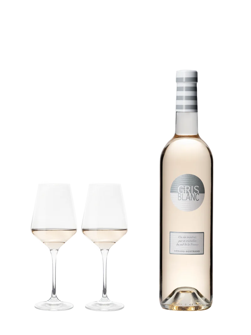 Gris Blanc IGP Pays d'Oc 2025 – 75cl avec bouchon vin rosé