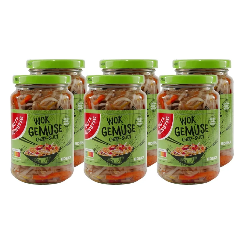 Gut & Günstig Wok Gemüse Chop-Suey (6 x 330g)