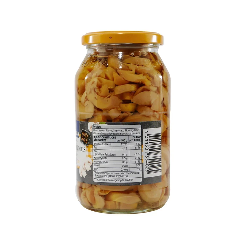 Edeka Champignons Scheiben II. Wahl (6 x 530g)