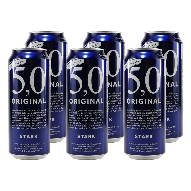 5,0 Original Stark (24 x 0,5L) EINWEG