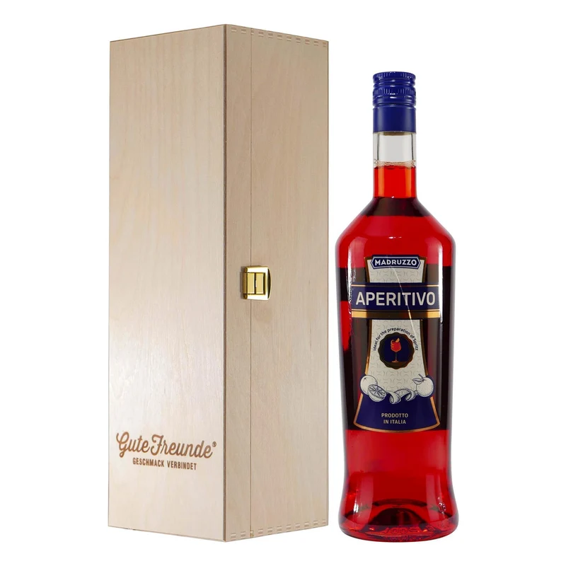 Madruzzo Aperitivo 1,0L mit Geschenk-Holzkiste