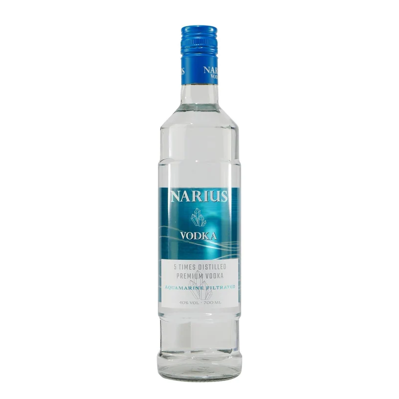 Narius Vodka mit Geschenk-Holzkiste