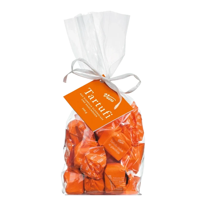 Tartufi dolci al gianduja, sacchetto