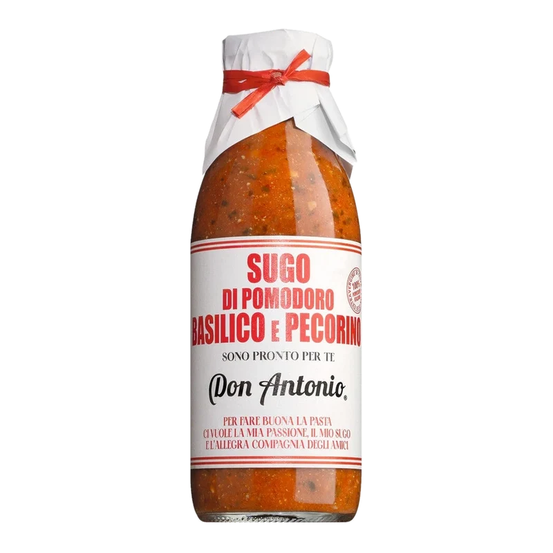 Sugo al basilico e pecorino