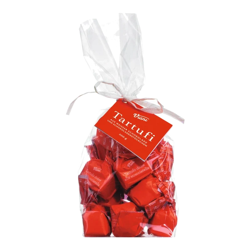 Tartufi dolci alla stracciatella, sacchetto