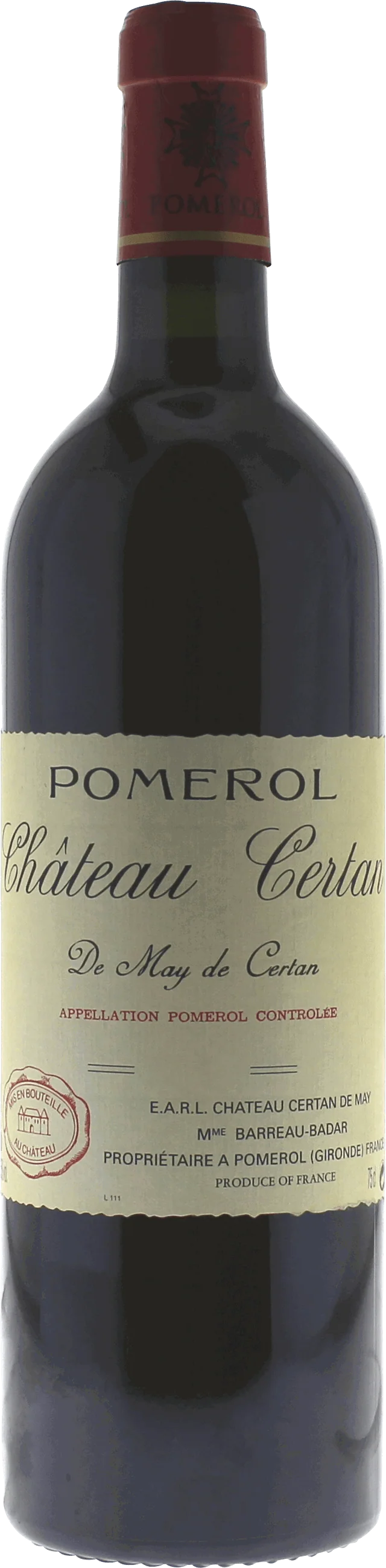 Certan De May Pomerol, 2023