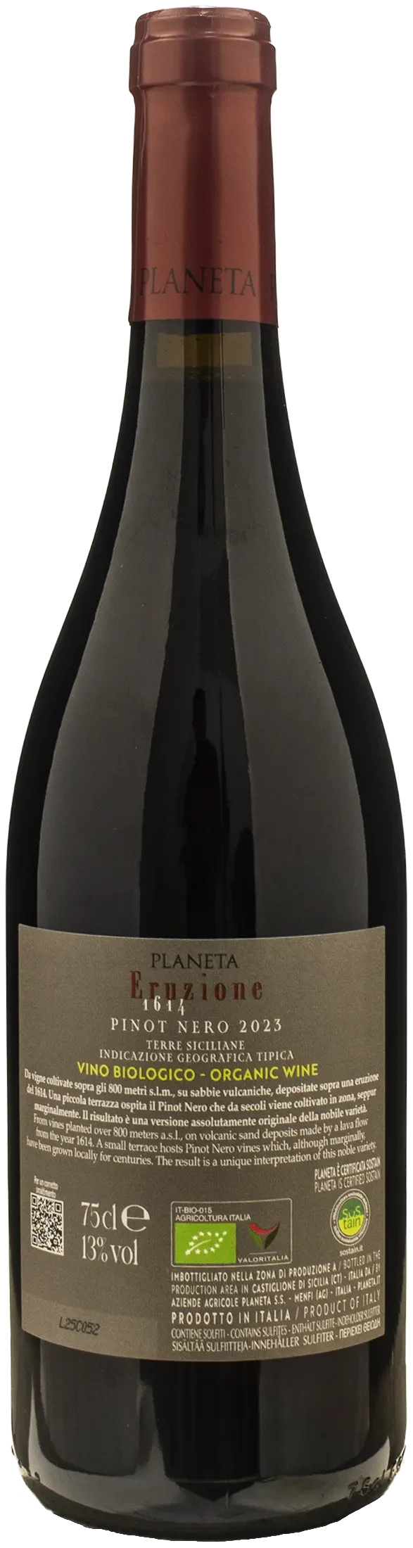 Planeta Eruzione 1614 Pinot Nero 2023