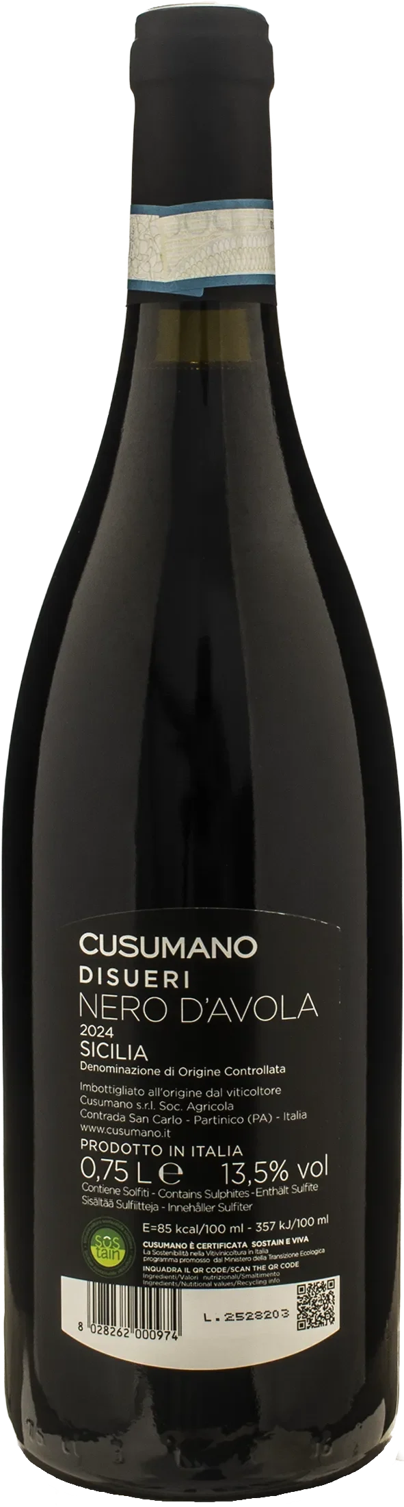 Cusumano Nero d'Avola Disueri 2024