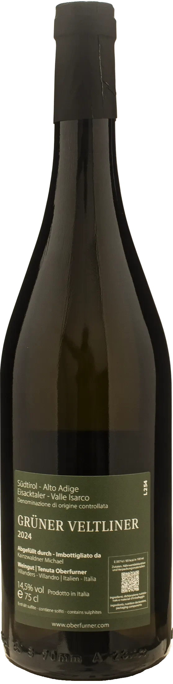 Oberfurner Alto Adige Valle Isarco Gruner Veltliner 2024