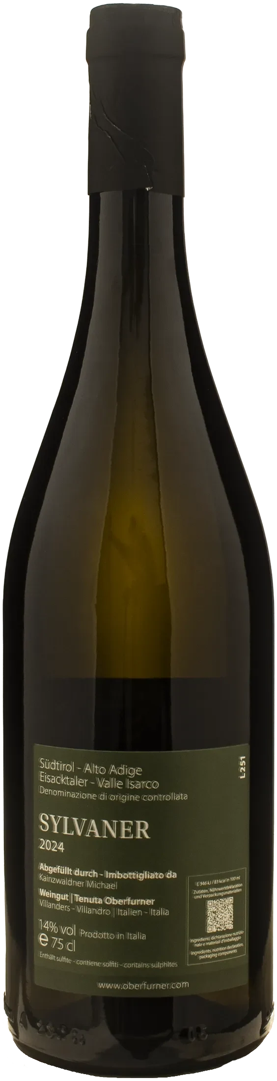 Oberfurner Alto Adige Valle Isarco Sylvaner 2024