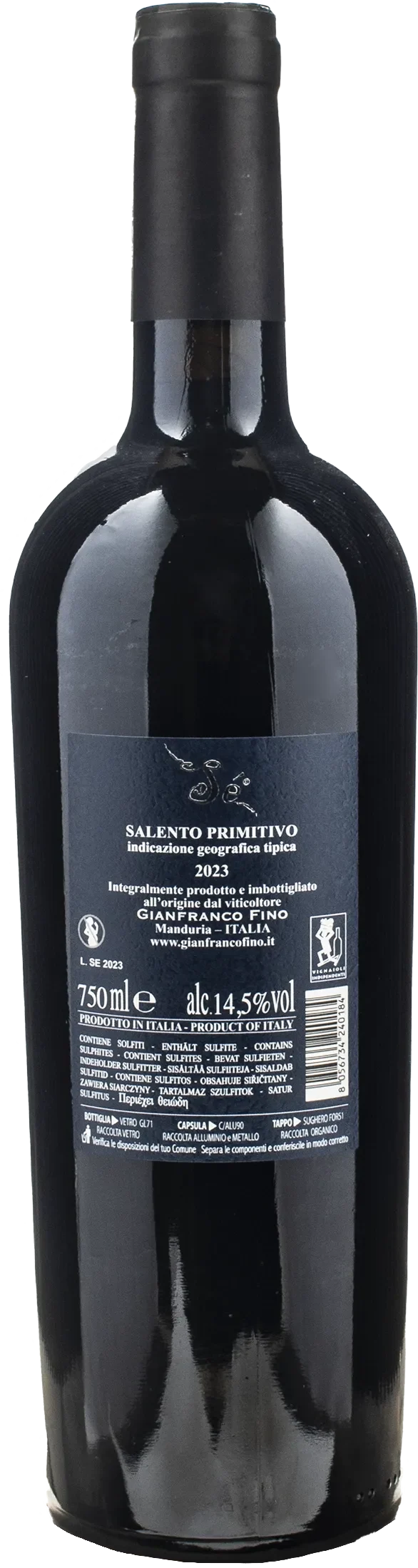 Gianfranco Fino Salento Primitivo Se 2023