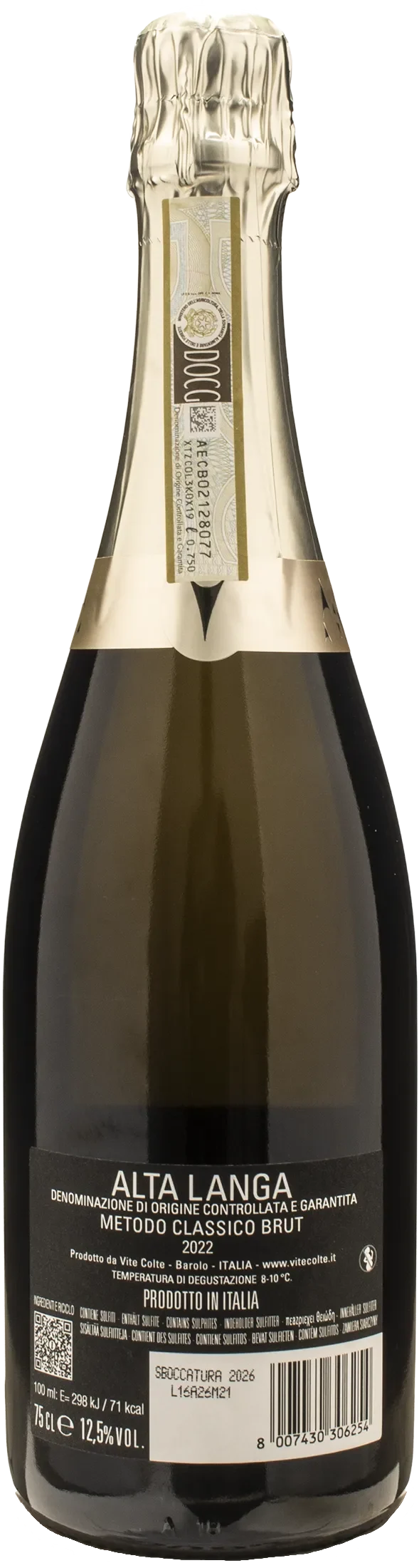 Vite Colte Alta Langa Cinquecento Brut 2022