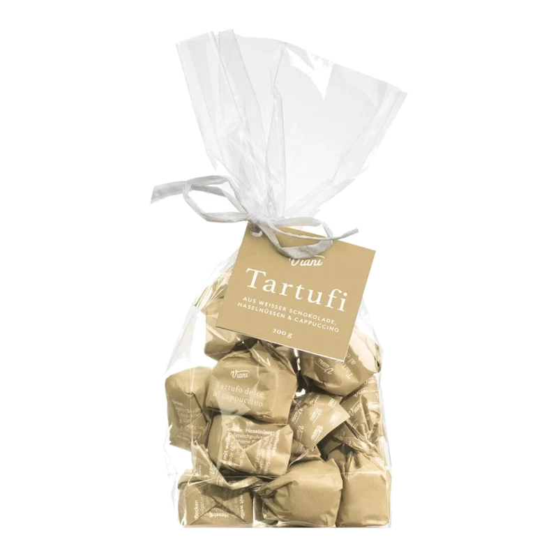 Tartufi dolci al cappuccino, sacchetto