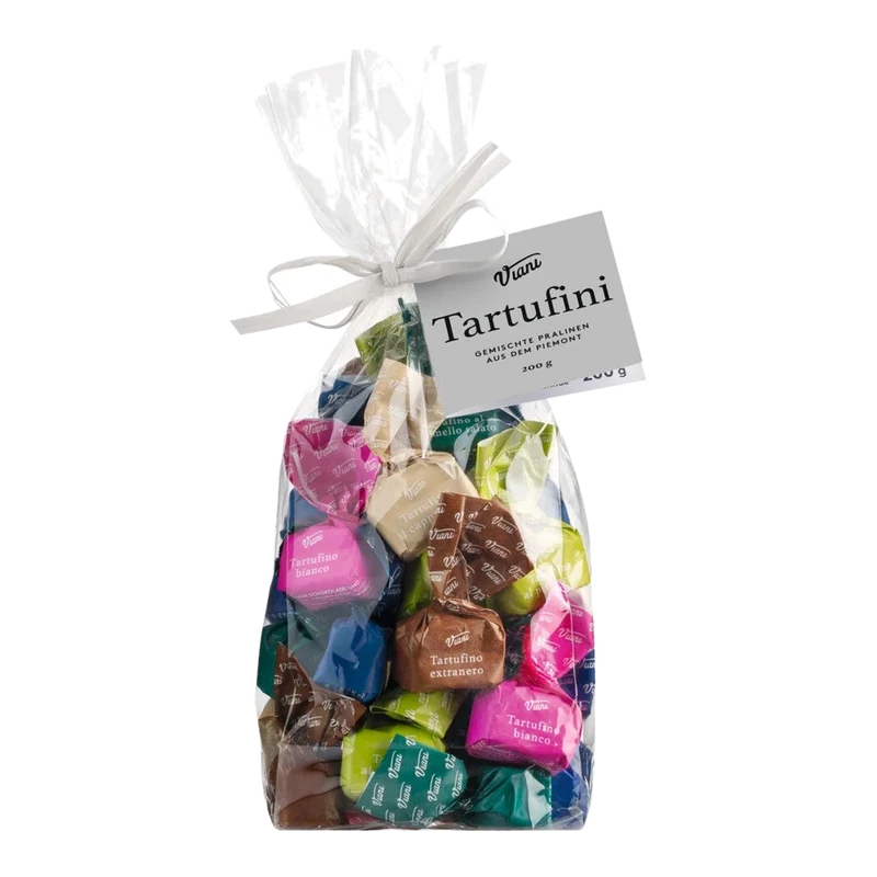 Tartufini dolci misti, sacchetto multicolori