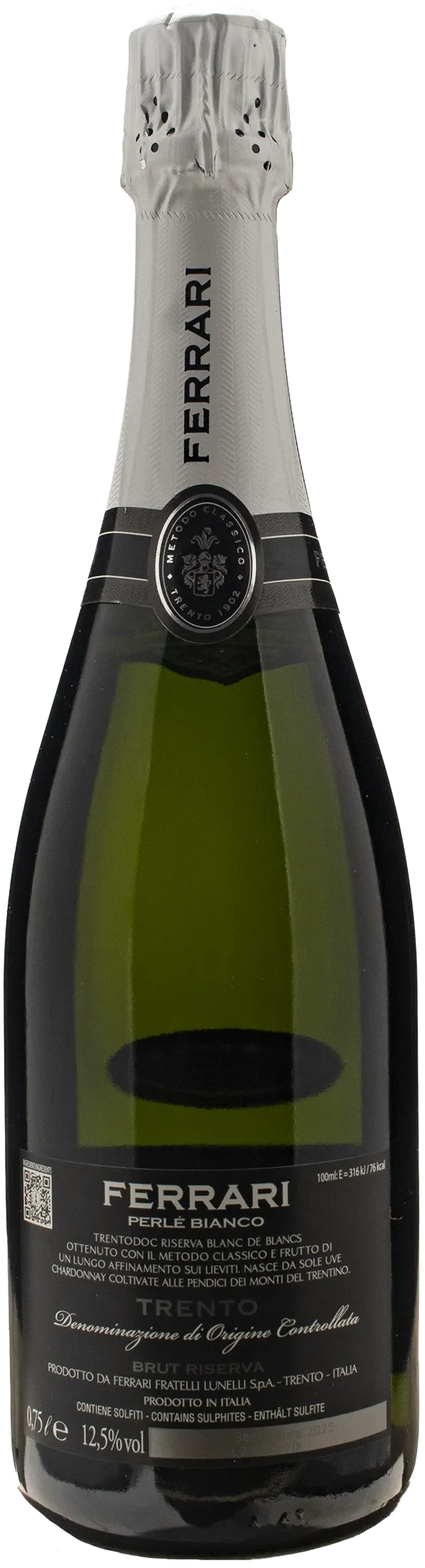 Ferrari Trento Perle Bianco Brut Riserva 2017