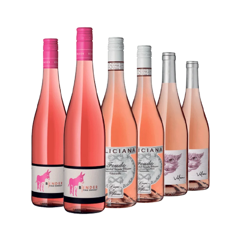 Weinauswahl „Rosa Momente“