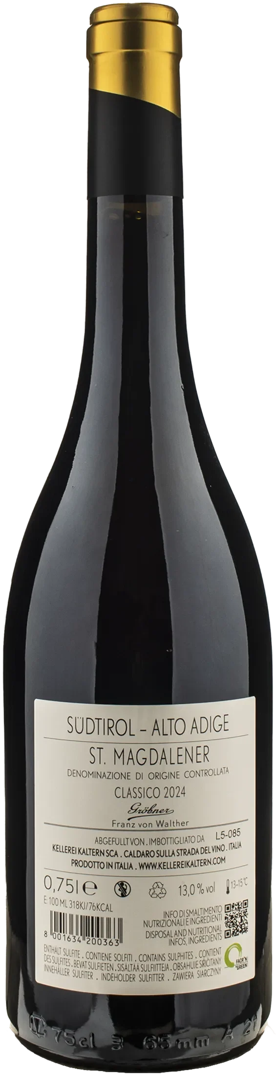 Caldaro Grobner St Magdalener Classico 2024