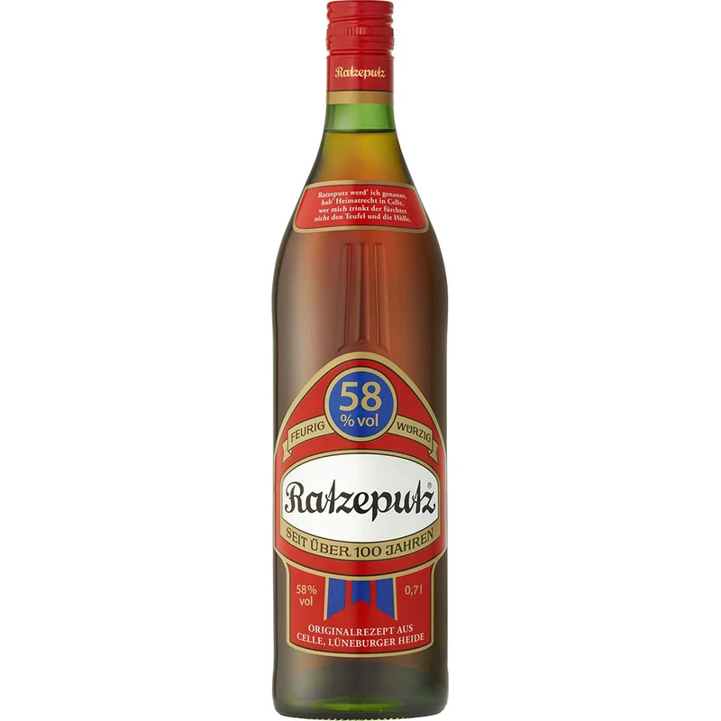 Ratzeputz Kräuterlikör Herb Würzig 58% 0,7 Liter