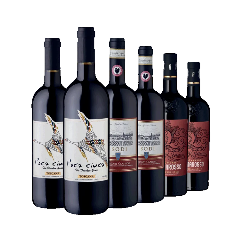 Exklusive Weinauswahl „Sapori di Toscana“
