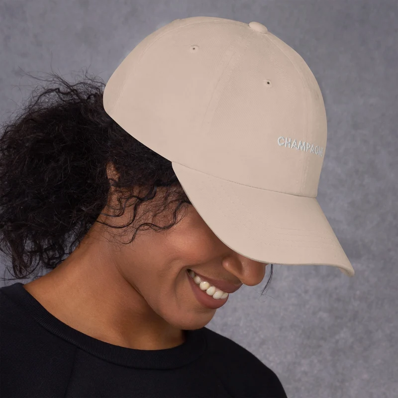 "CHAMPAGNE" BASEBALL CAP