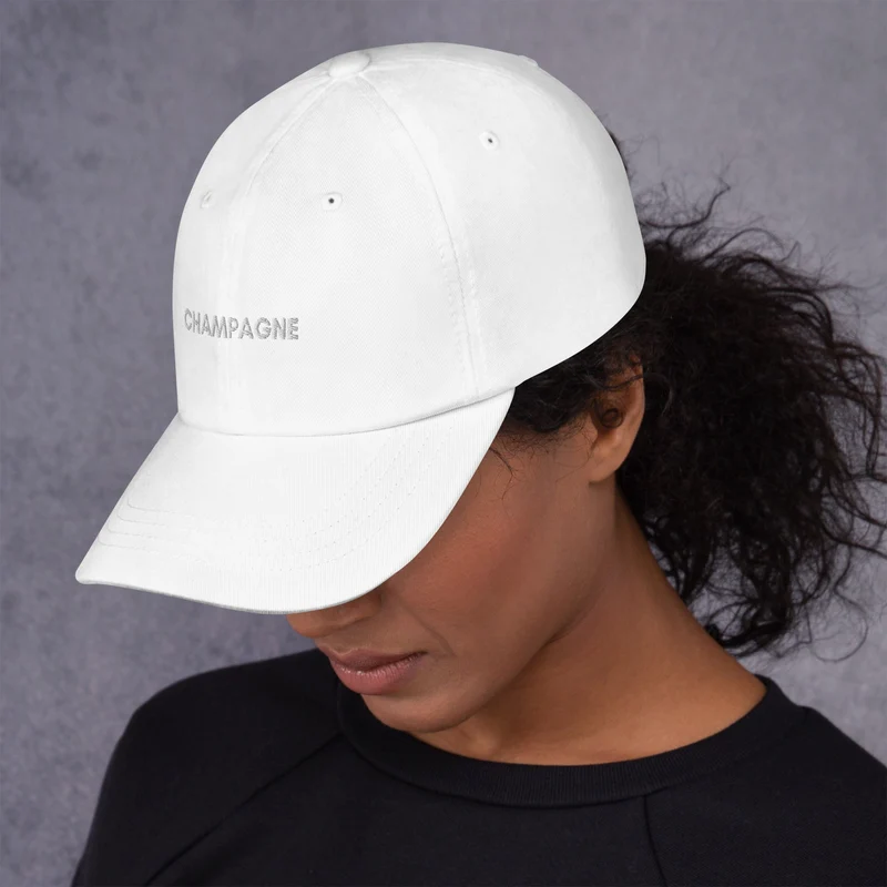 "CHAMPAGNE" BASEBALL CAP