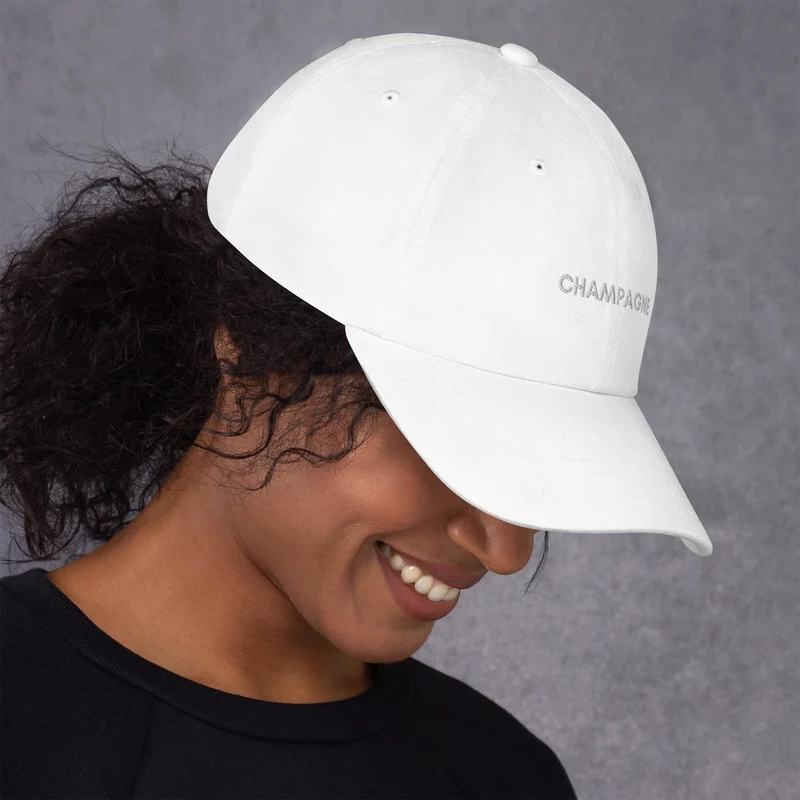 "CHAMPAGNE" BASEBALL CAP