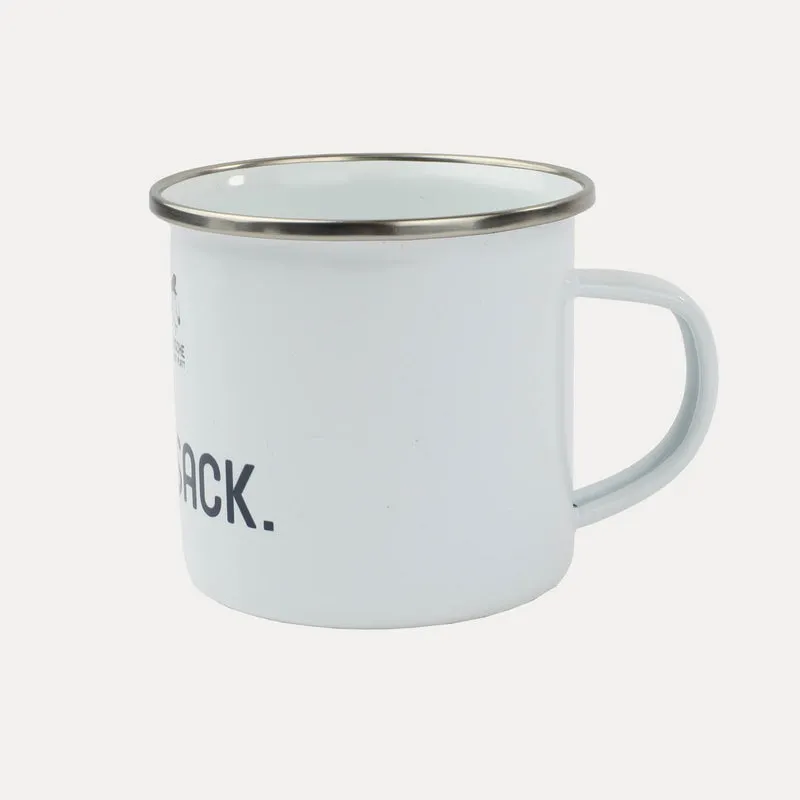 Blechtasse – verschiedene Sprüche, zwei Größen – Fiedsche schnackt Platt