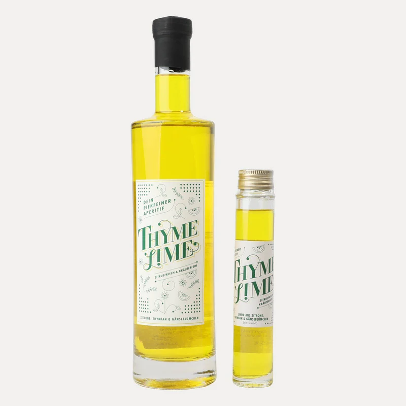 Thymelime Apero-Likör – 100 ml oder 700 ml