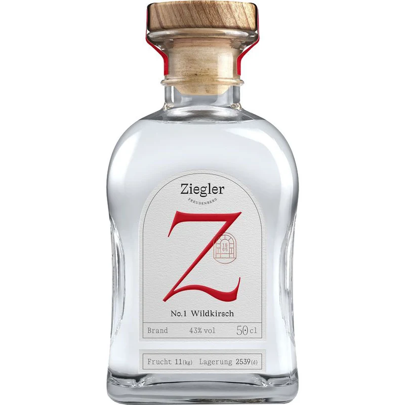 Ziegler No.1 Wildkirsch Brand 43% 0,5 Liter