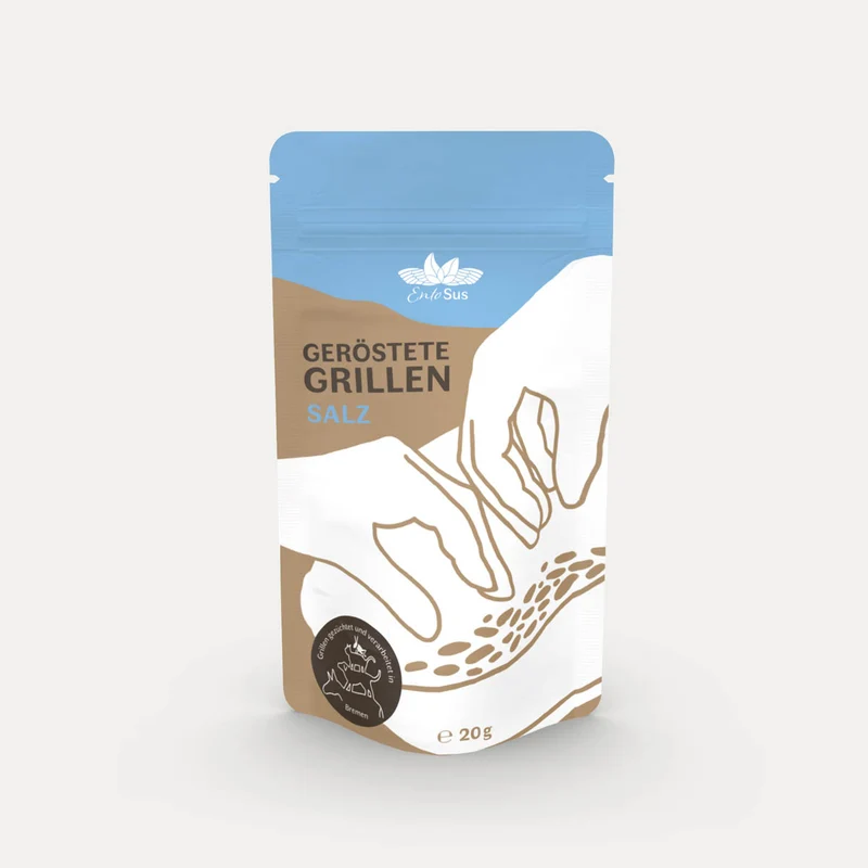 Geröstete Grillen zum Knabbern – EntoSus – Salz – 20 g