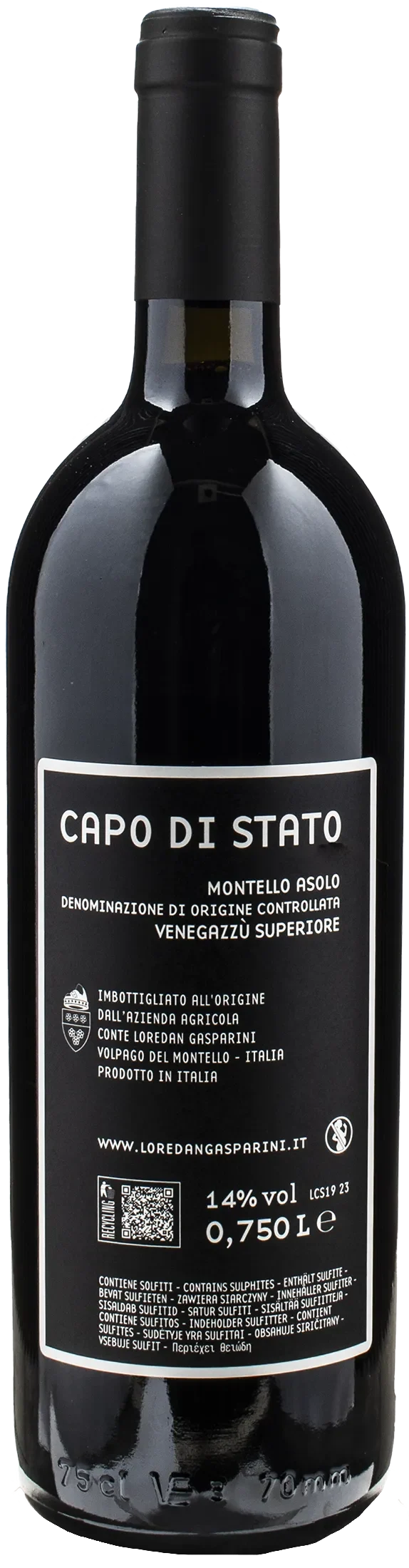 Loredan Gasparini Colli Asolani Venegazzu Superiore Capo di Stato 2019