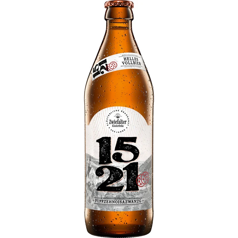Zwiefalter 1521 Helles Vollbier 20x 0,5 Liter (MEHRWEG)