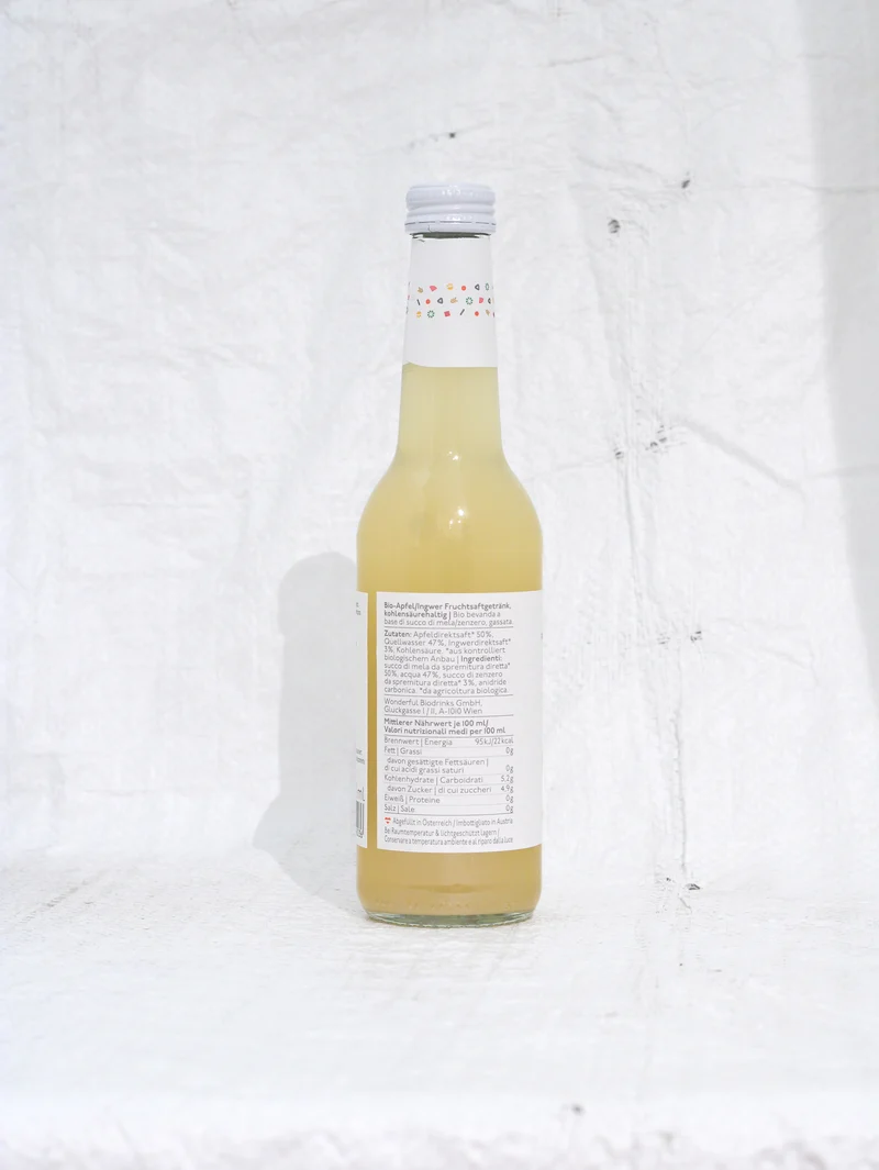 Apfel-Ingwer 0,33L Bio