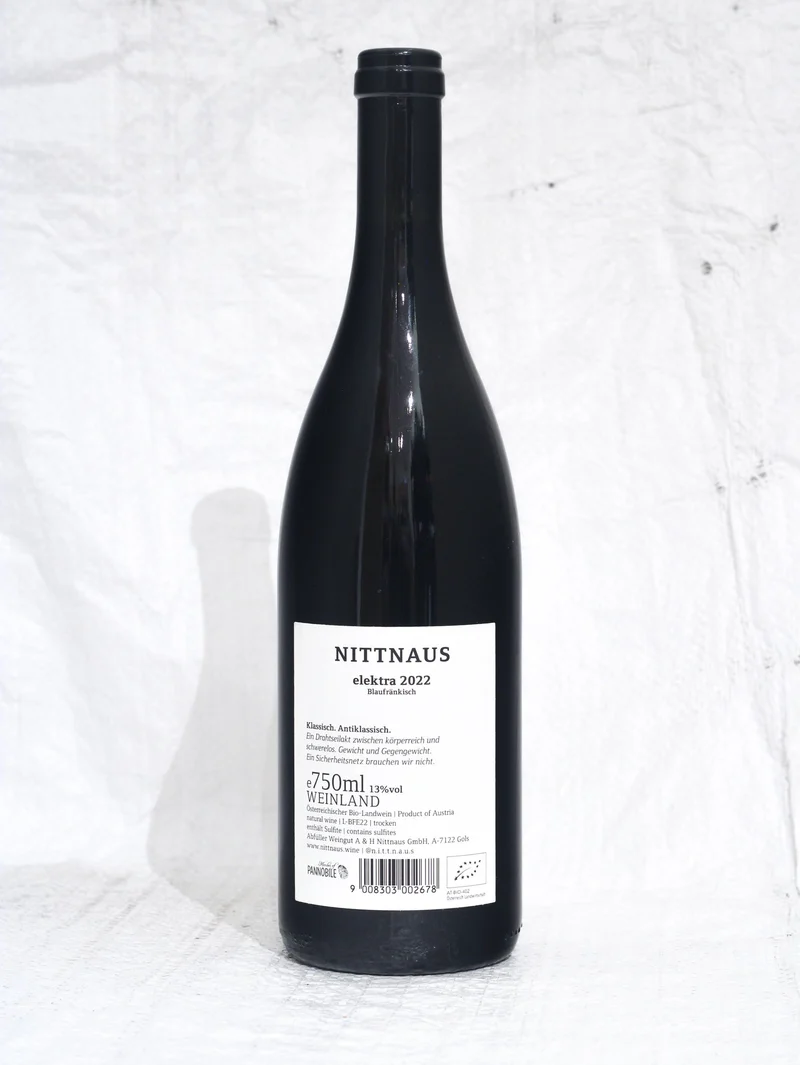 Elektra Blaufränkisch 2022 0,75L Bio
